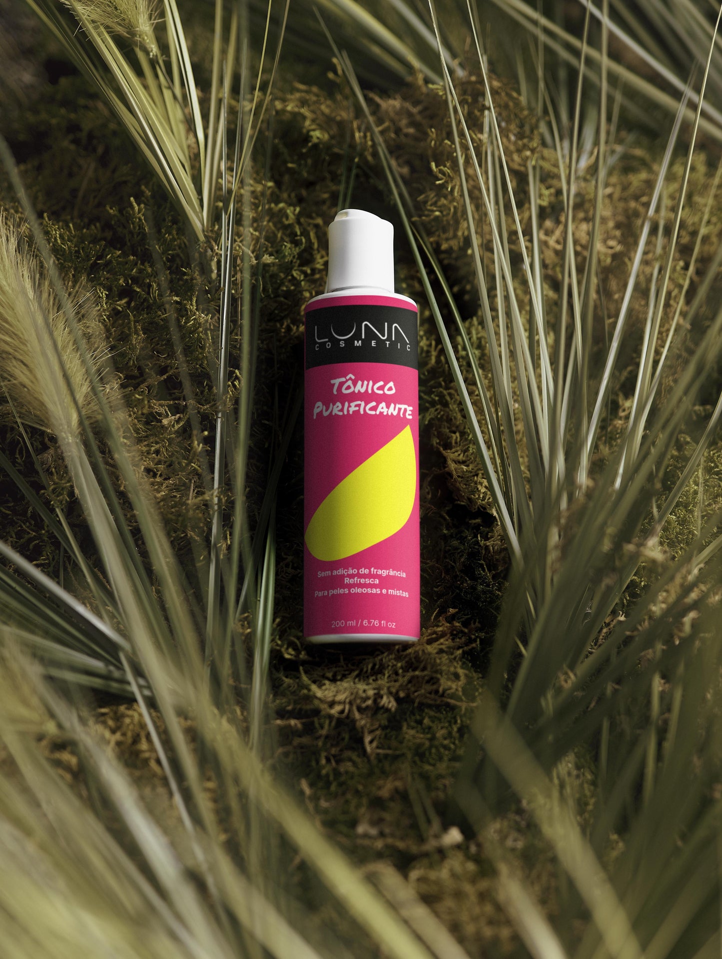 🌿 Tónico Facial Purificante Multiuso – Equilíbrio e Frescor Instantâneo – Luna Cosmetics