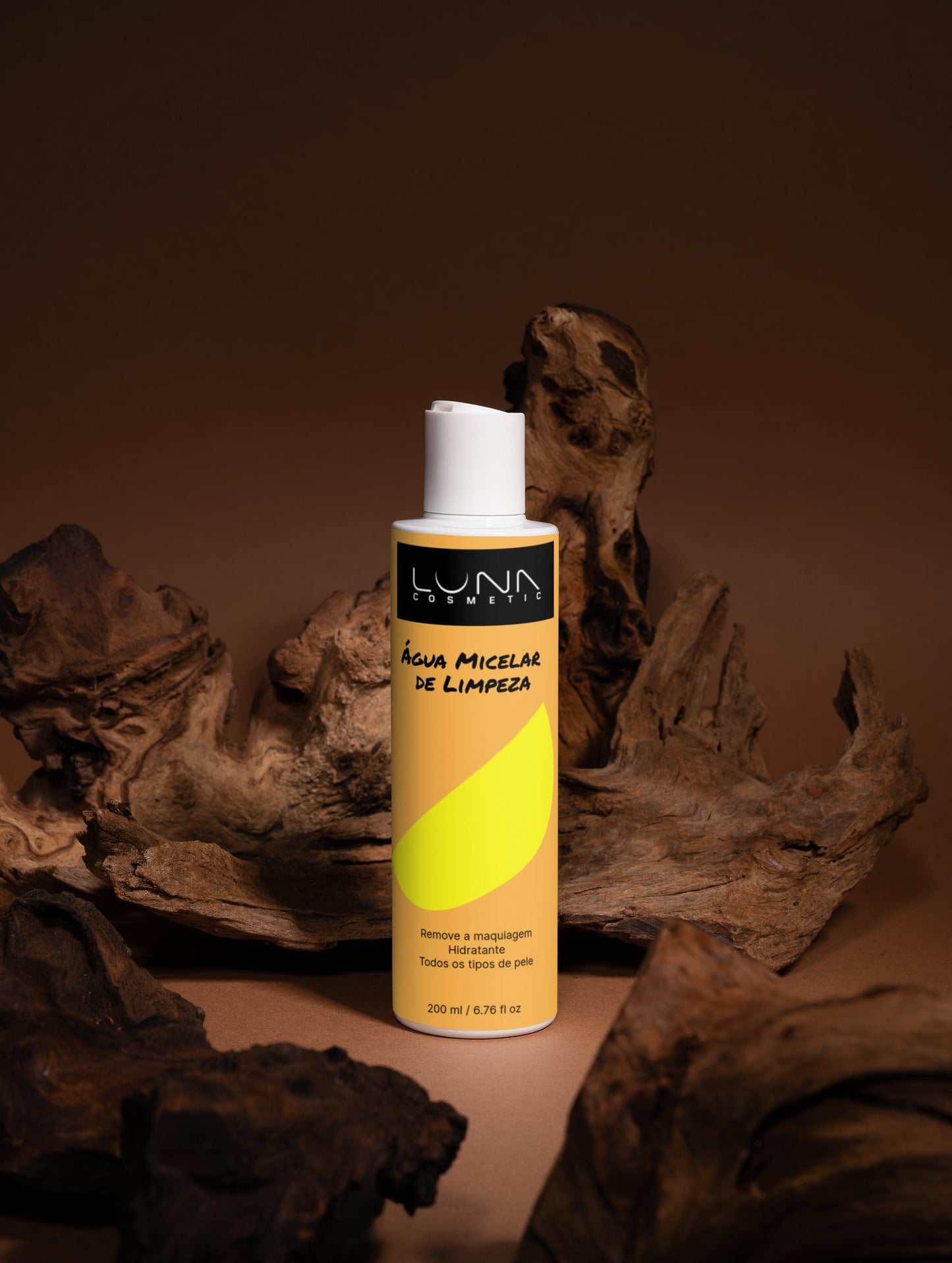 🌿 Desmaquilhante Hidratante com Ácido Hialurónico – Luna Cosmetics