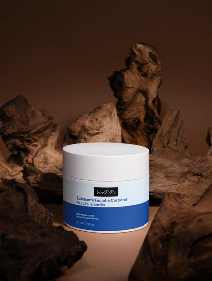 🌋 Esfoliante Facial e Corporal de Alta Performance – Areia Vulcânica
