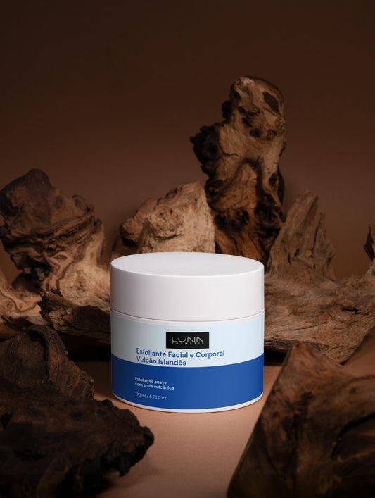 🌋 Esfoliante Facial e Corporal de Alta Performance – Areia Vulcânica