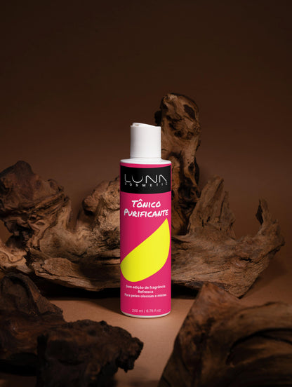🌿 Tónico Facial Purificante Multiuso – Equilíbrio e Frescor Instantâneo – Luna Cosmetics